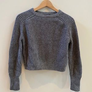 American apparel cropped fisherman sweater